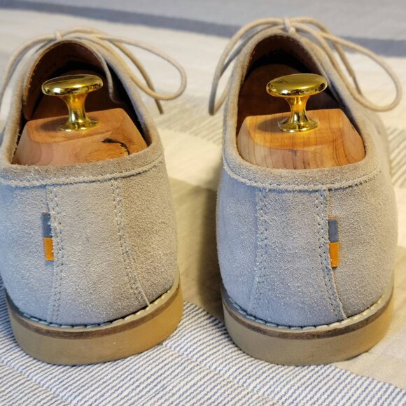 Frank Wright suede derby shoes, size 9 - Picture 4 of 8